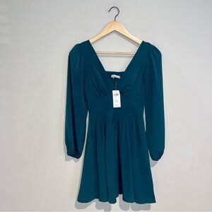 Abercrombie & Fitch Teal Long Sleeve Dress